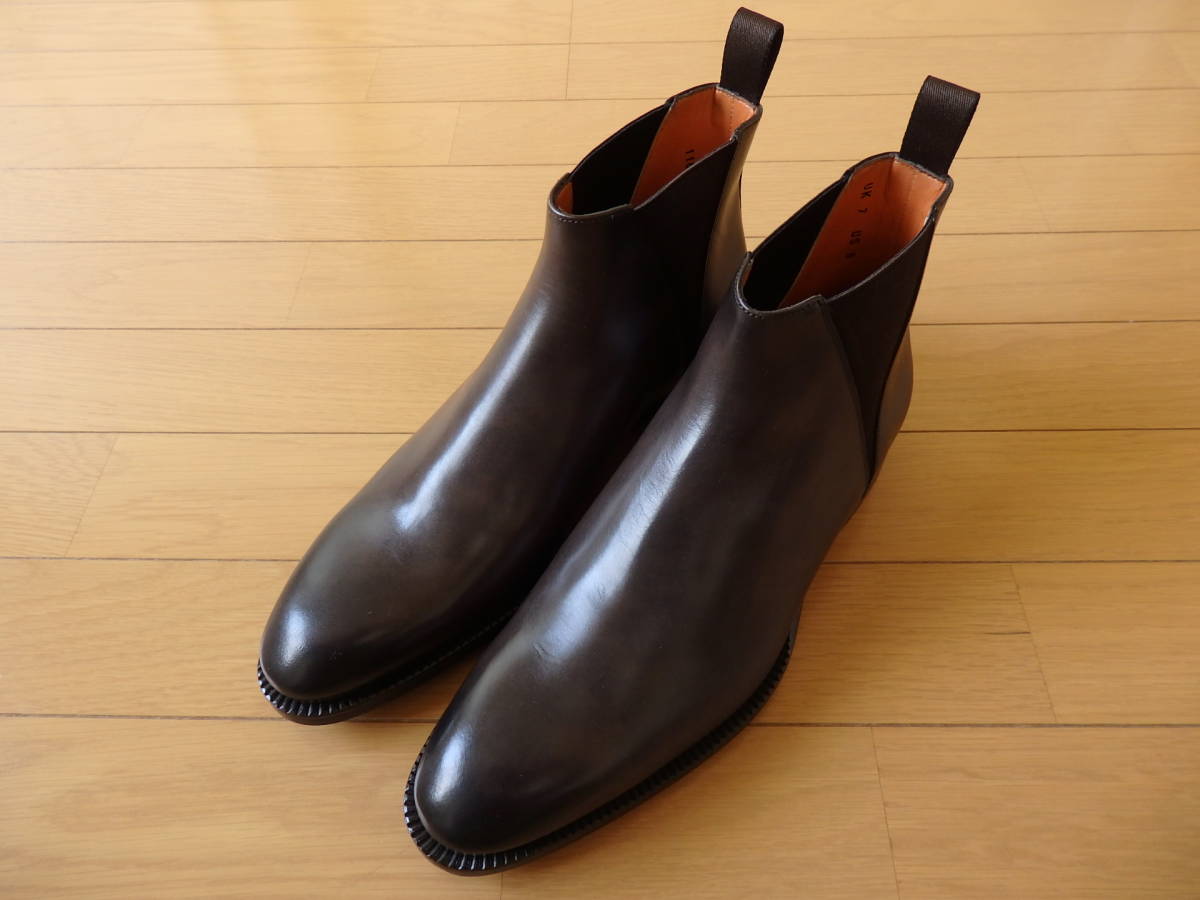 * new goods! top class! sun to-niSantoni side-gore boots B29D DBR 7 size *