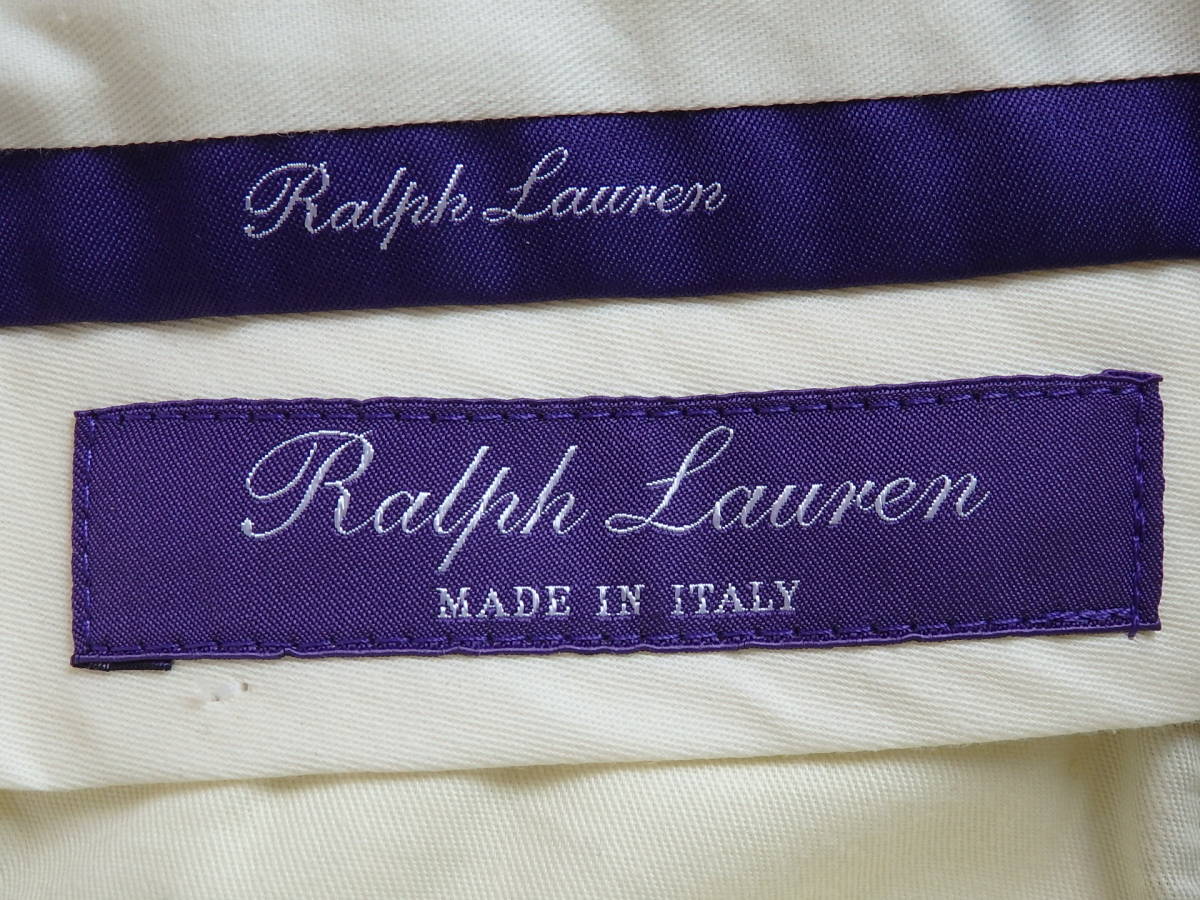 ☆新品！ 7.4万！ ラルフローレン パープルレーベル RalphLauren パンツ ウール イタリア製 34サイズ MG☆_イタリア製です。