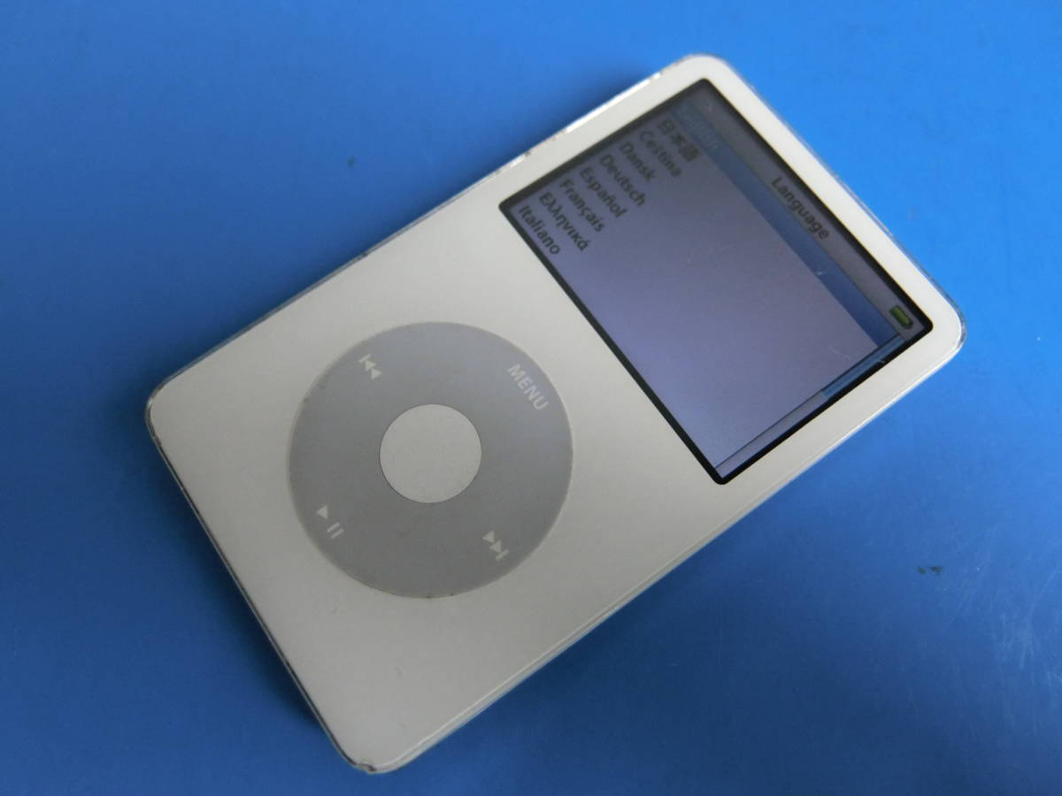 Apple iPod classic A 1136（第五代）30 GB白色 原文:Apple iPod classic A1136 (第 5 世代) 30GB ホワイト