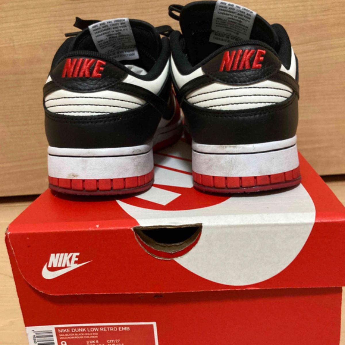 GW限定セール　中古27cm Dunk EMB 75th Chicago NBA ダンク ロー EMB 75th シカゴ ブルズ