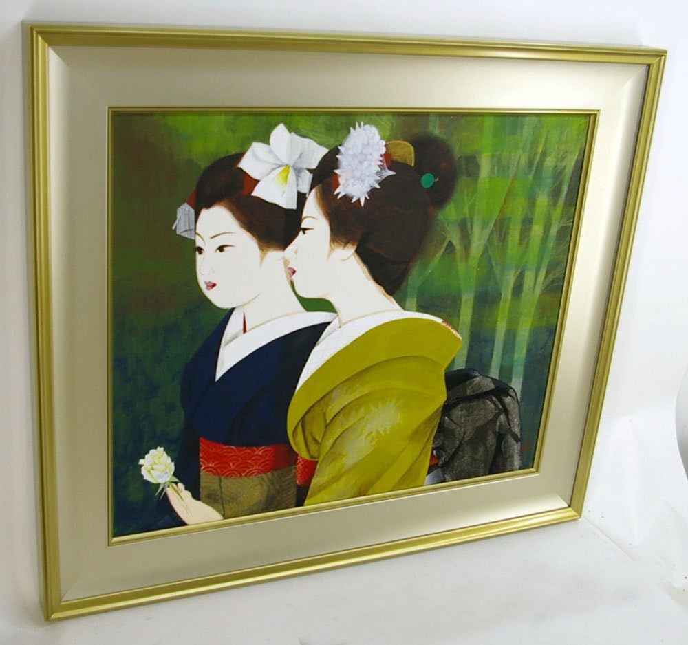 真作】 奇跡の存在 入手困難 肉筆 直筆 人物画 F20号 原画 清水達三