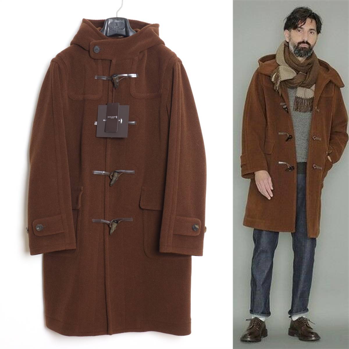 MACKINTOSH LONDON 新品 22AW イタリア生地 ヘリンボーン パイル