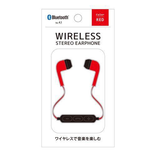 PGA PGYMBTE6S03 BlueToothイヤホン レッド　未使用品　送料無料_画像4