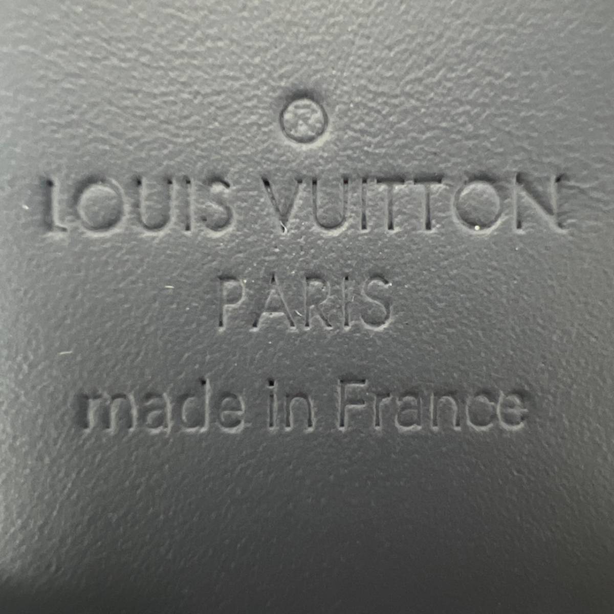 【未使用に近い】ルイヴィトン Louis Vuitton モノグラム ジッピーウォレット・ヴェルティカル M82322 カーフレザー ブルー 正規品保証の画像8