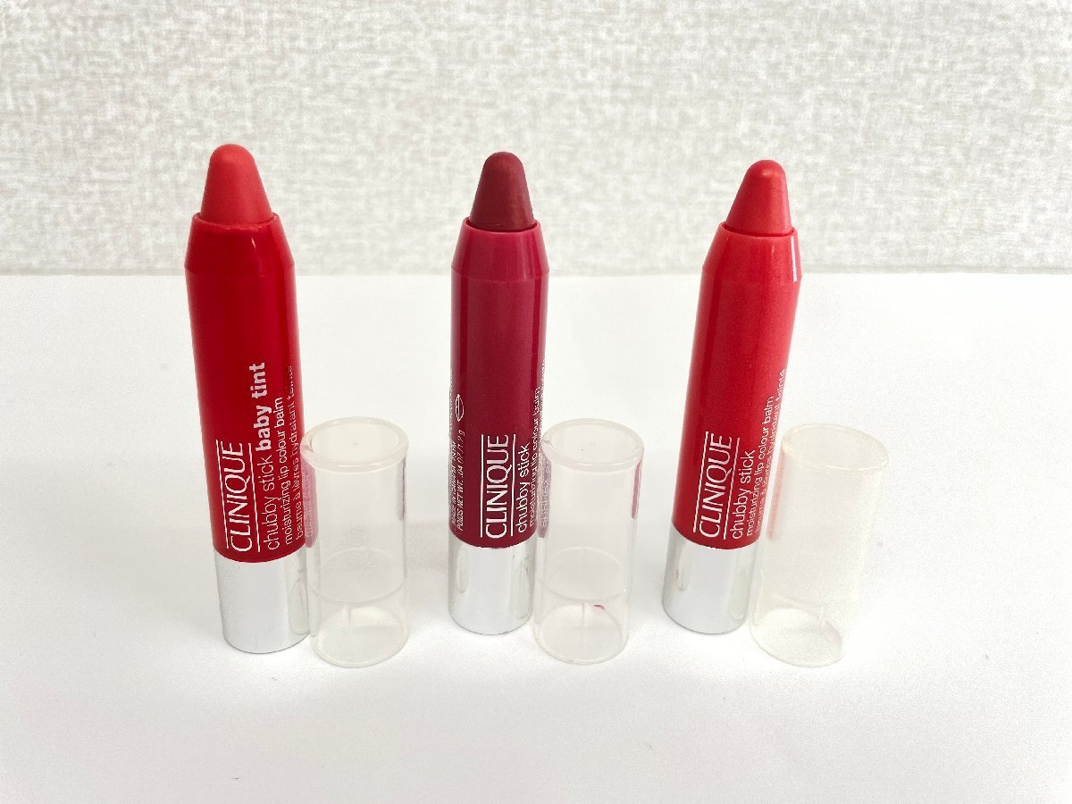 #[YS-1] Clinique lip color 5 point set summarize # tea pi- stick 02*07*13 Clinique pop 05*10 [ including in a package possibility commodity ]F