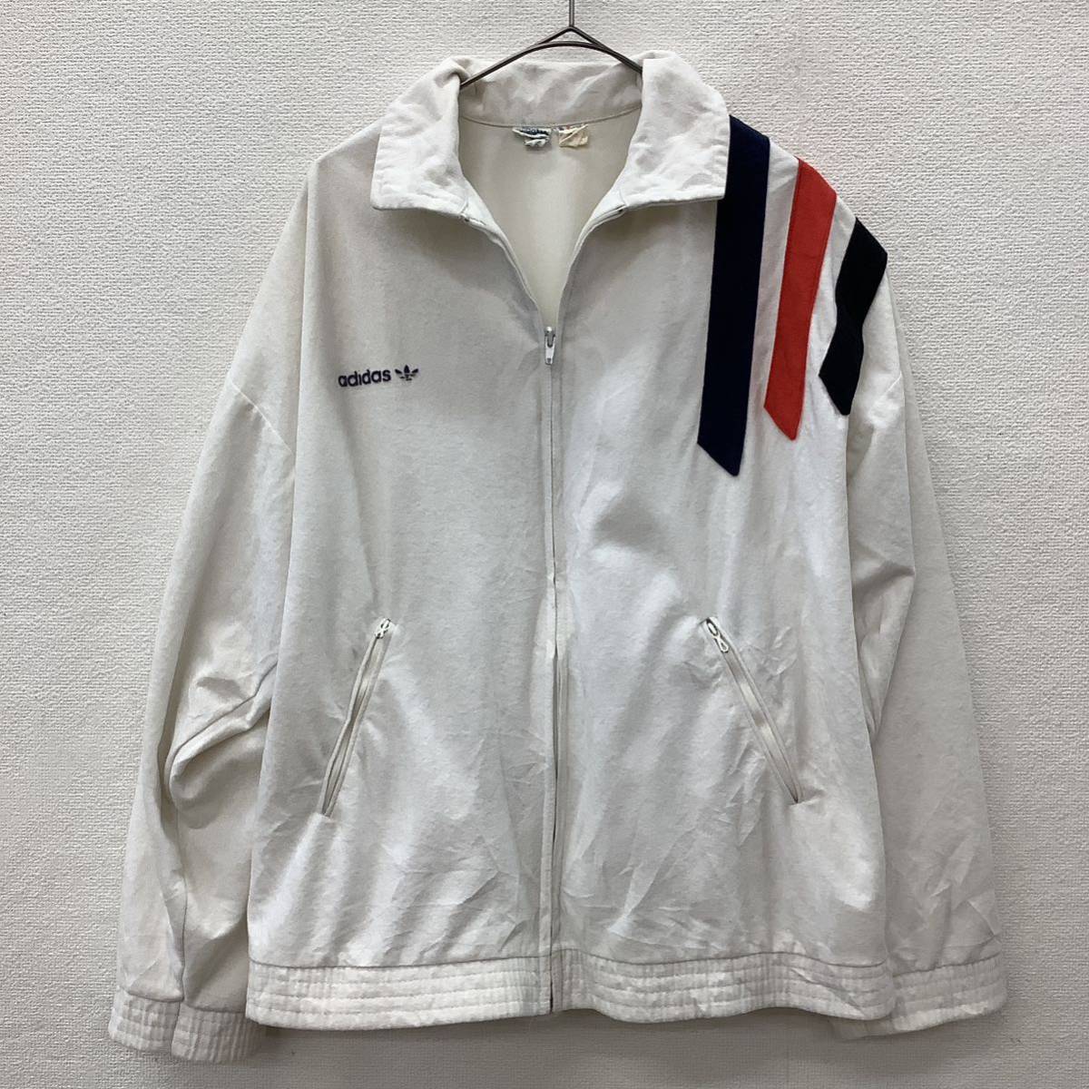 60s 70s adidas vintage アディダス トラックジャケット ジャージ フランス製 168 VENTEX 希少 ビンテージ 古着  75796