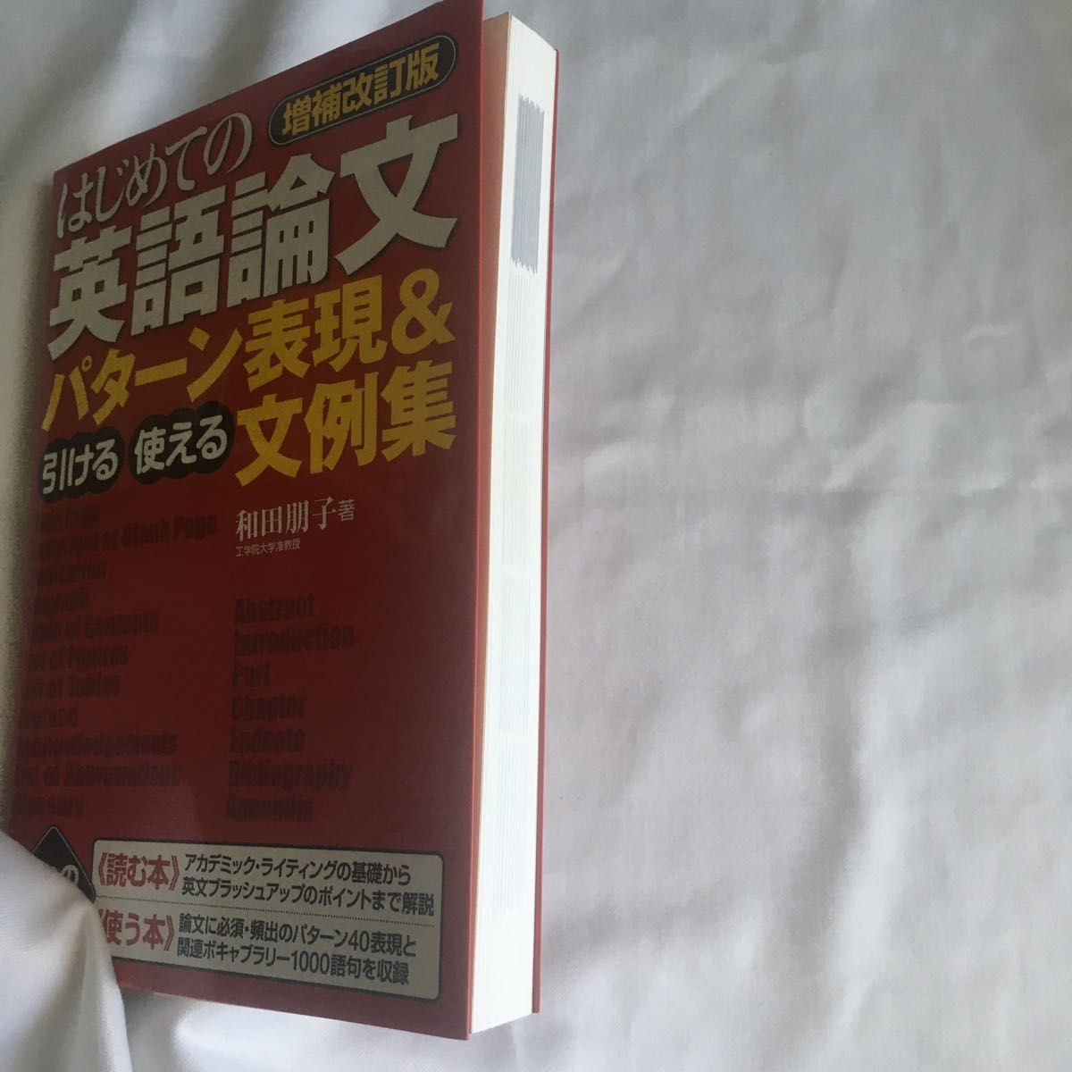 はじめての英語論文引ける・使えるパターン表現&文例集