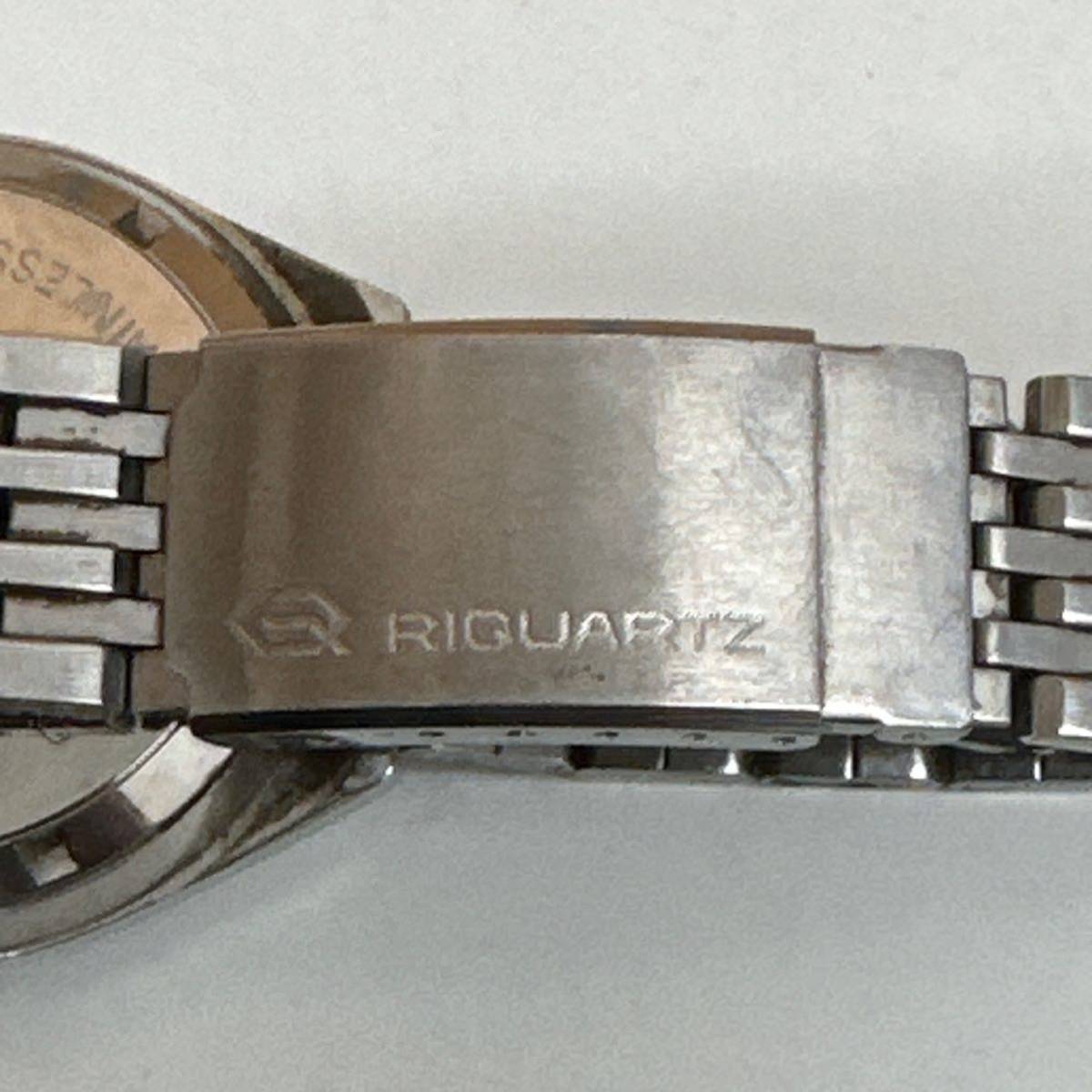【TM0918】RICOH リコー Quartz クォーツ 腕時計 デイト 571008 不動 ファッション小物 服飾小物 レトロ アンティーク コレクション_画像8