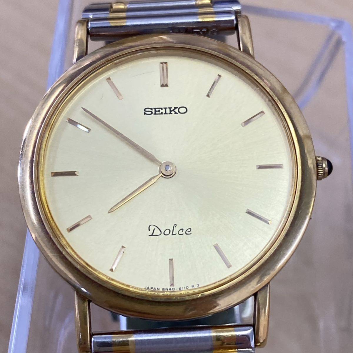 初回限定】 8n40-6080 レディース 腕時計 Dolceドルチェ18KT セイコー