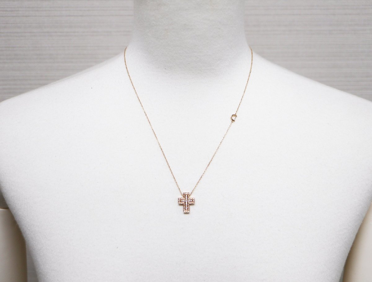  Damiani DAMIANI bell Epo kXXS Cross розовое золото 20083570 diamond унисекс [ б/у ] ювелирные изделия 