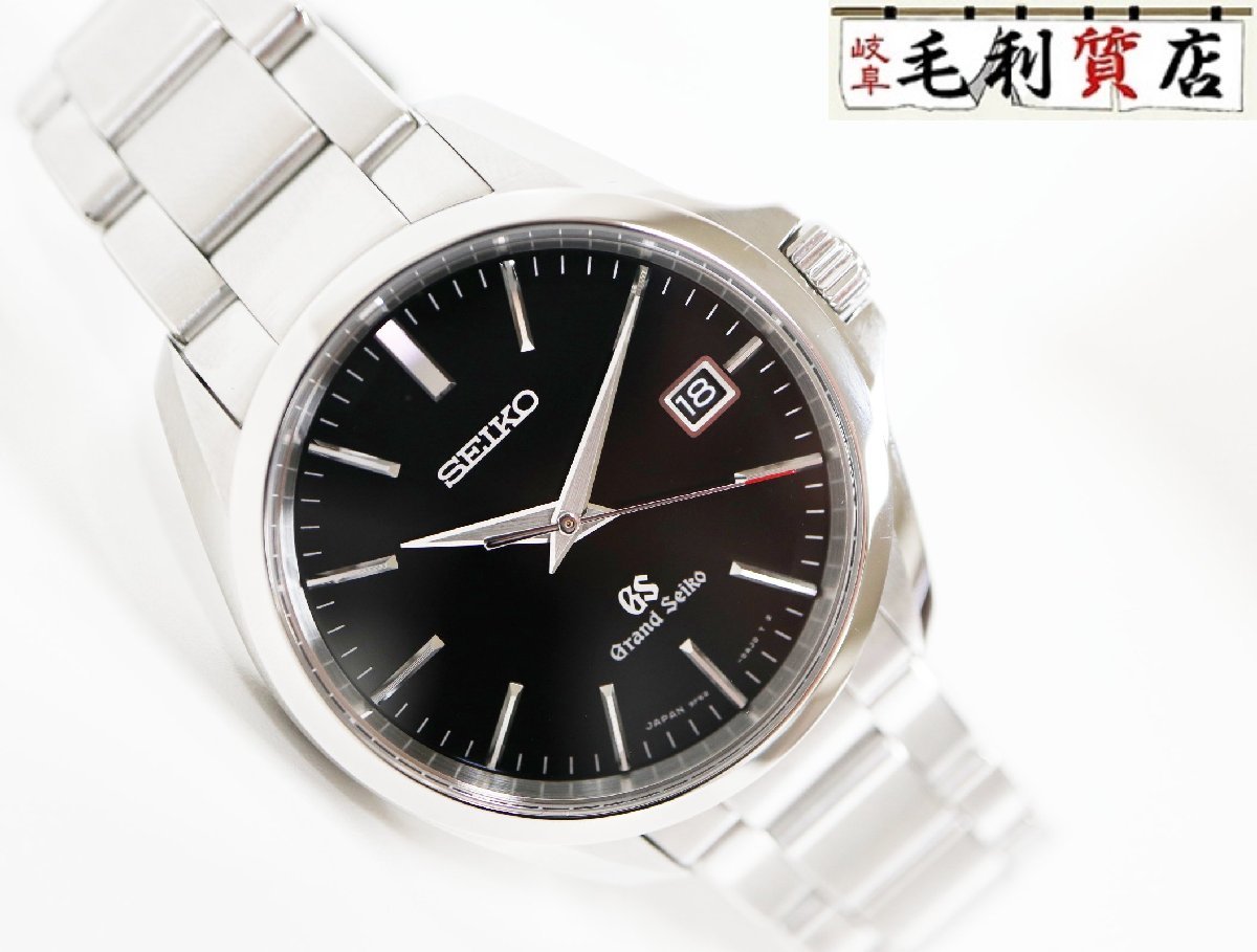 グランドセイコー GrandSeiko マスターショップ限定 SBGX083 ステンレス ブラック クォーツ メンズ 【中古】 時計_画像1