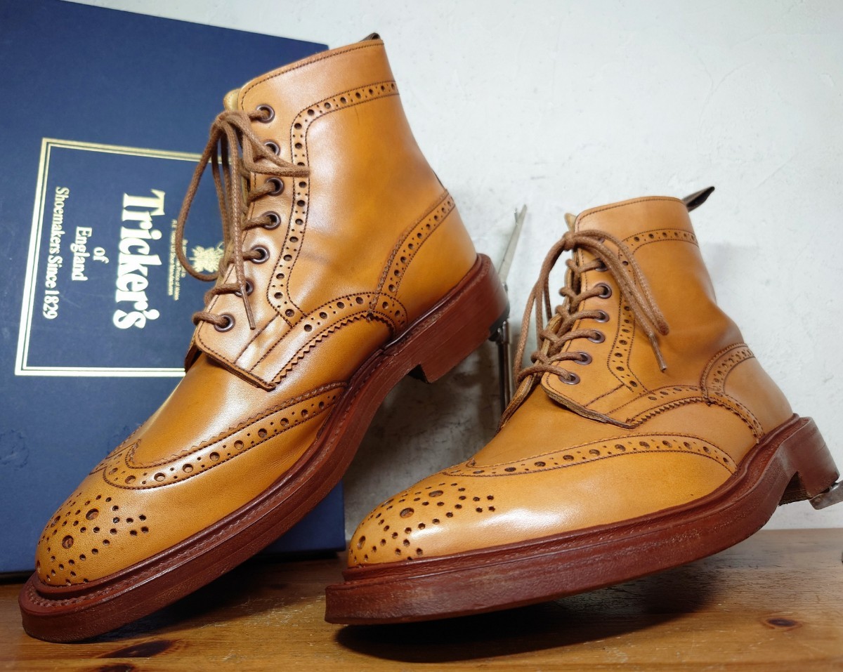 お買得】 カントリー モールトン Tricker's/トリッカーズ 【美品】英国