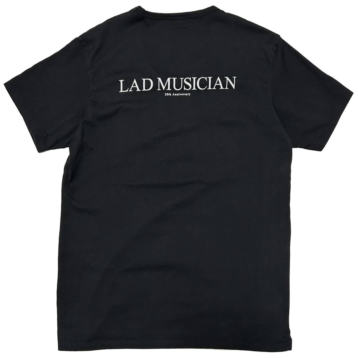 名作 LAD MUSICIAN オバケTシャツ 44　黒 ラッドミュージシャン　半袖Tシャツ アタッチメント　川上_画像2