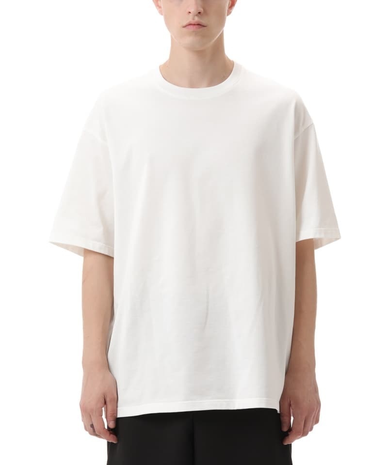 定価1.4万 ATTACHMENT ULTIMATE SILKY JERSEY OVERSIZED S/S T-SHIRT 2 白 ウルティマシルキ-オーバーTシャツアタッチメント カットソー_画像3