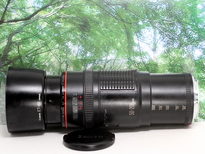 ヤフオク! - ☆実用美品の軽いLレンズ☆CANON EF 50-200m...