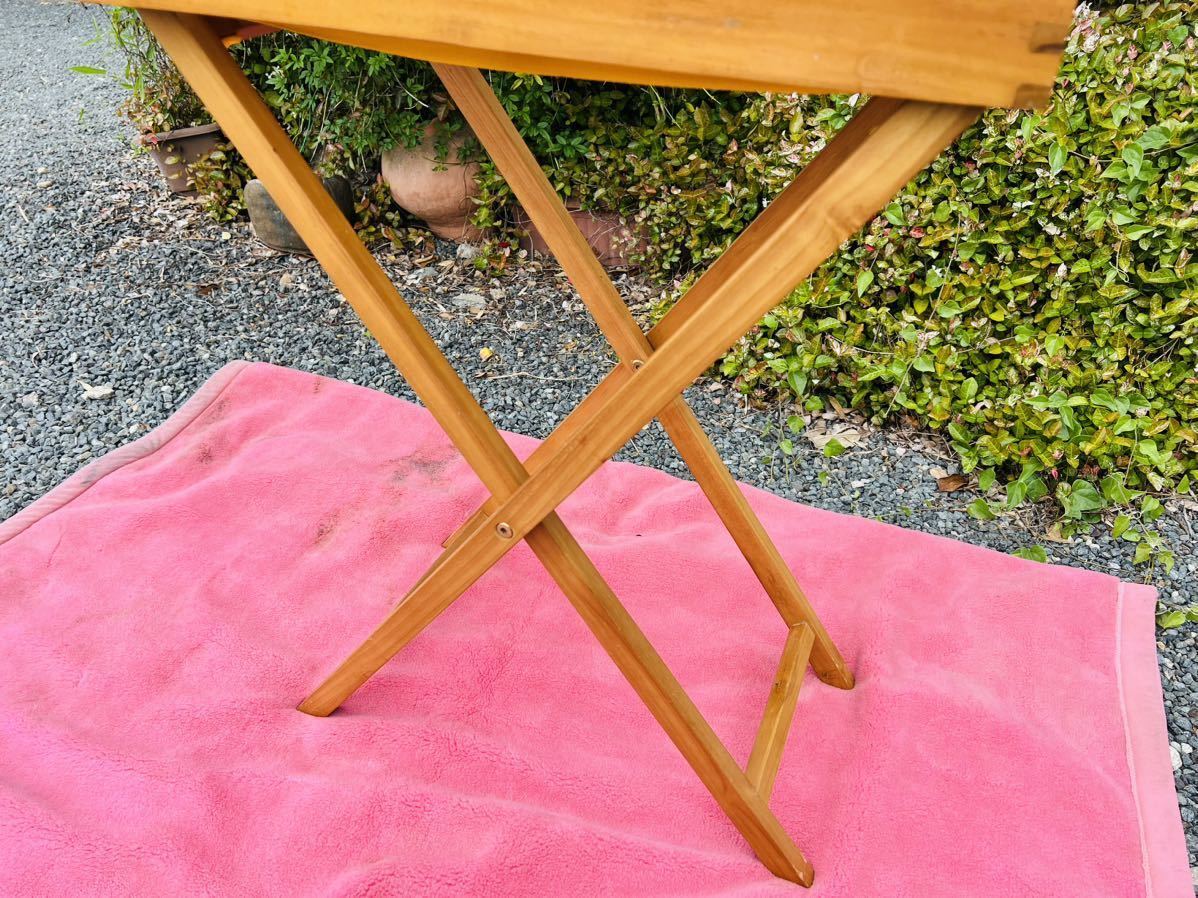 SCANTEAK スキャンティーク/脚付きトレイ/折りたたみ/チーク SCANTEAK スキャンティーク/脚付きトレイ/折りたたみ/チーク