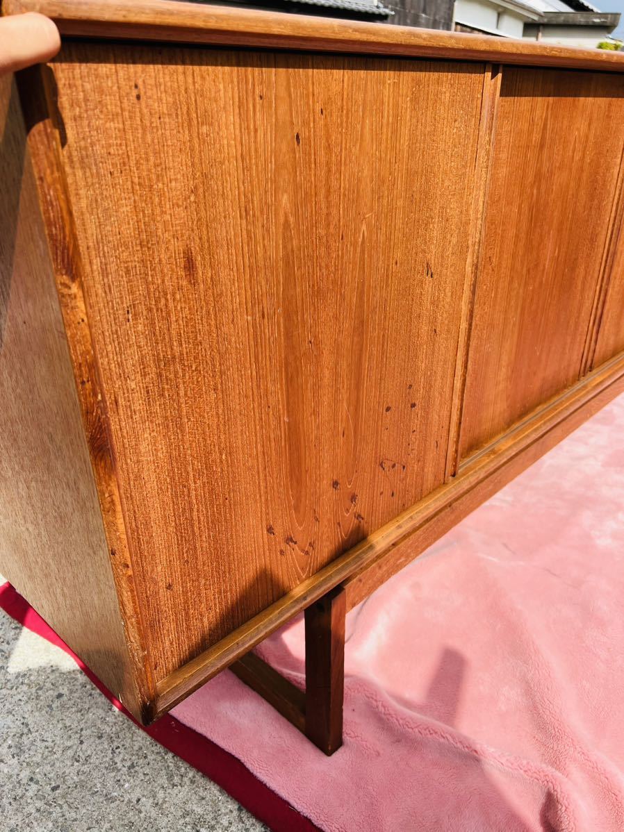  rare /Aco Mobler/ Denmark /Axel Christensen/ cheeks material / sideboard / living / Vintage / Northern Europe / Mid-century / antique 