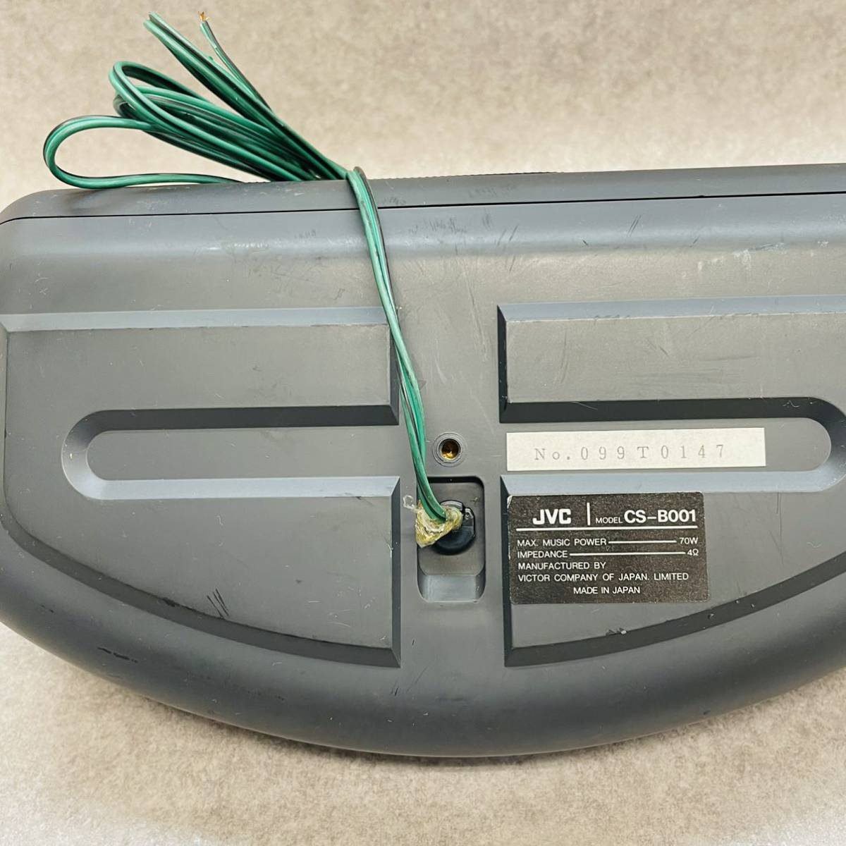 Y4）JVC　CS-B001　スピーカー 音出しOK 現状品（1）_画像6