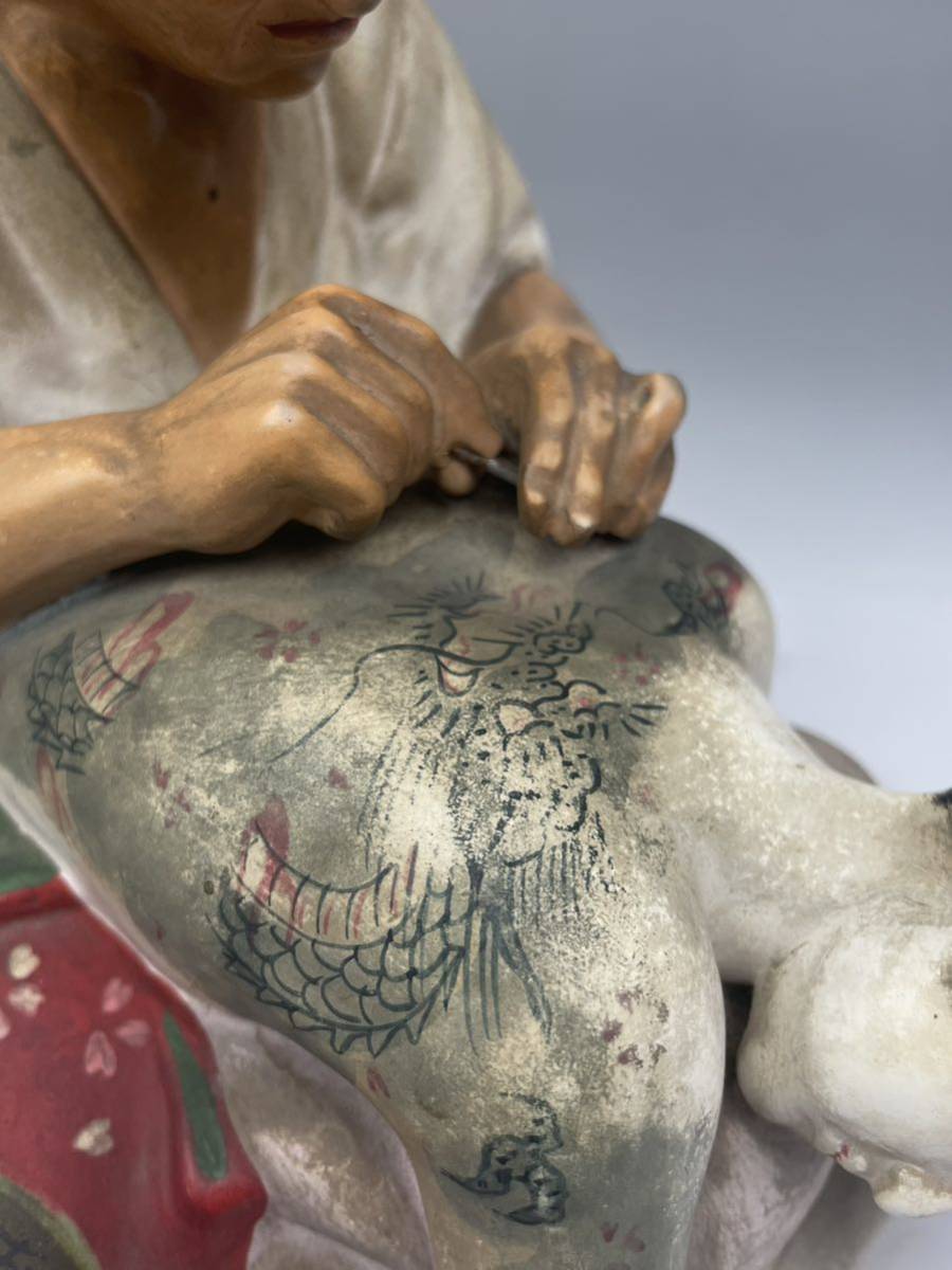 博多人形 春画 彫師 本時代 枕絵 裏絵 刺青 雲龍 彩色 まぐわい 博多人形 春画 彫師 本時代 枕絵 裏絵 刺青 雲龍 彩色 まぐわい