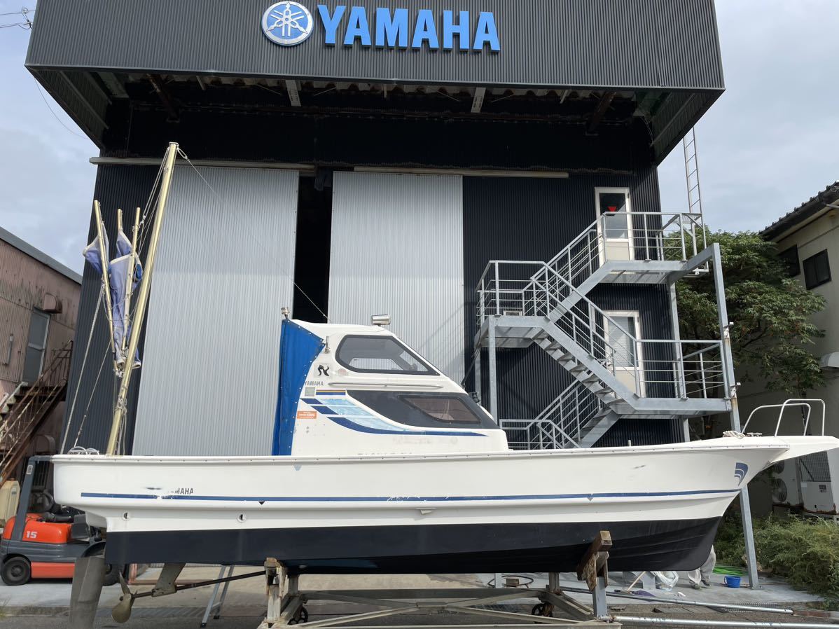 「富山発 ヤマハDX25E シャフト船 ハイパーエンジン載せ替え MAX26ノット 600時間」の画像1