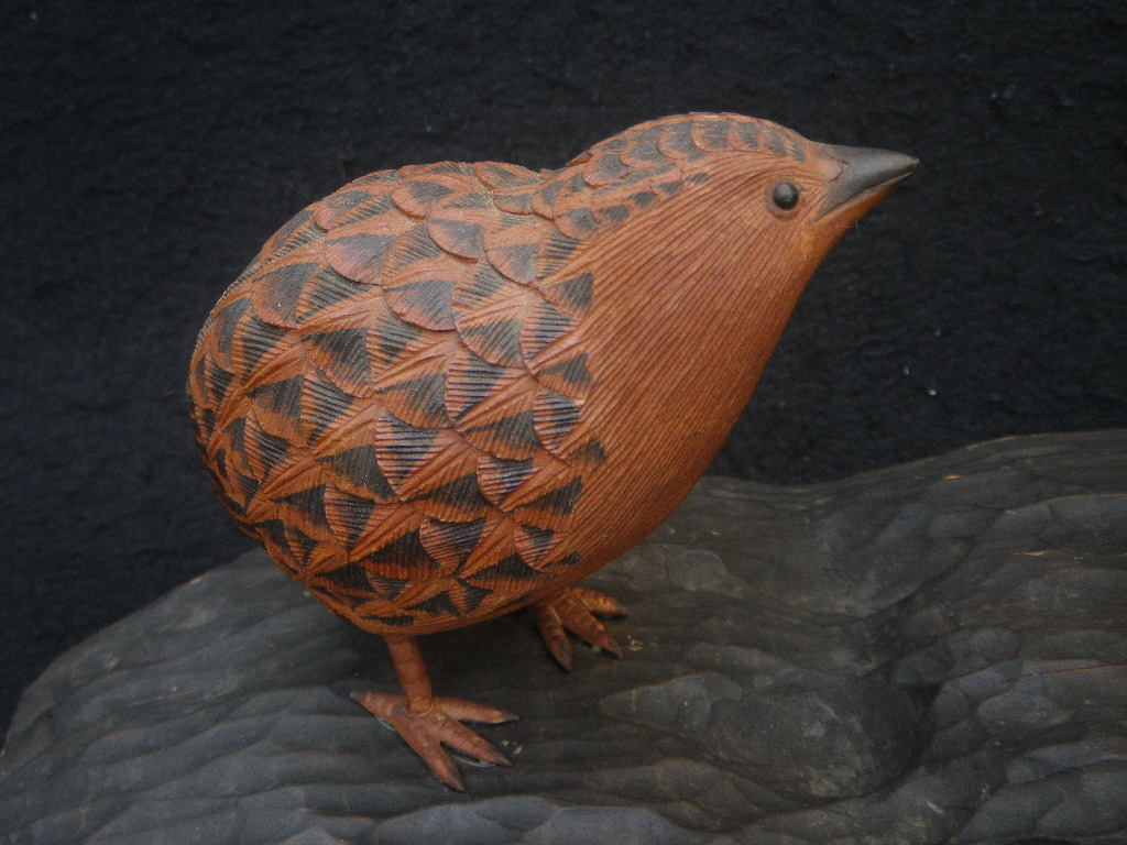 国内外の人気集結！ 寿山刀 木彫り 彫刻 手彫り 木彫オブジェ 鳥