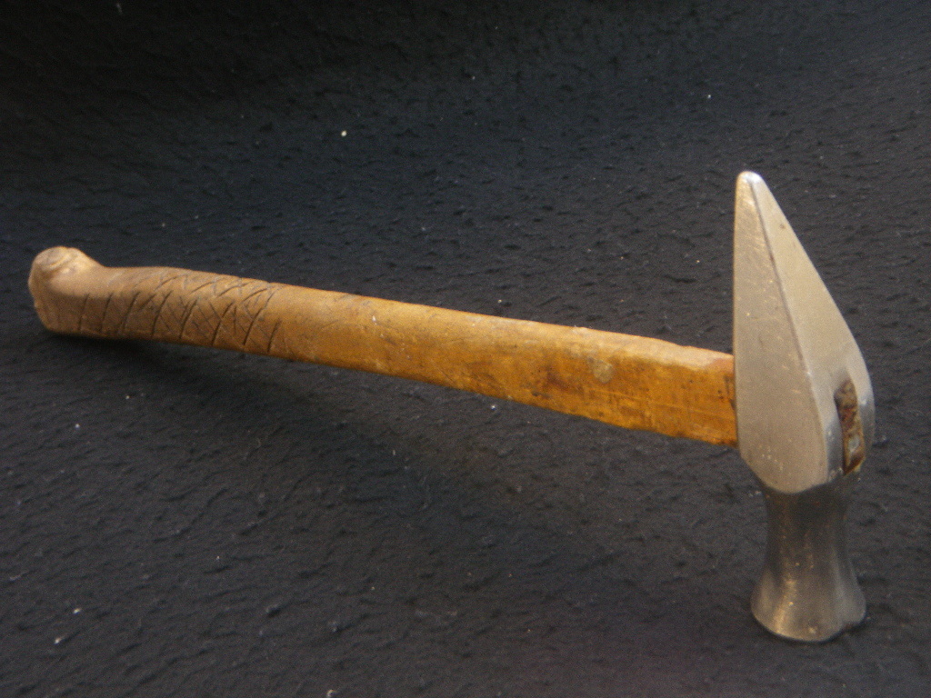 全重414g　舟手　玄能　玄翁　船大工　片口　先切　金槌　藤六　日本製　Japan　Tool　Ship carpenter　hammer　ハンマー