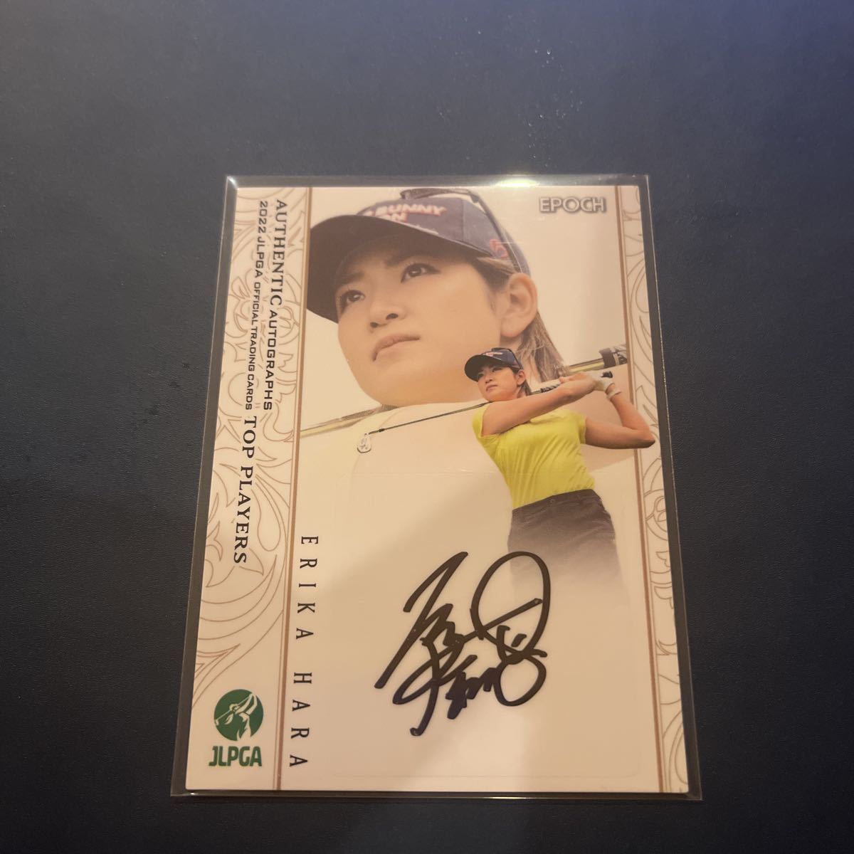 2022 EPOCH JLPGA OFFICIAL TRADING CARDS TOP PLAYERS 原英莉花直筆 