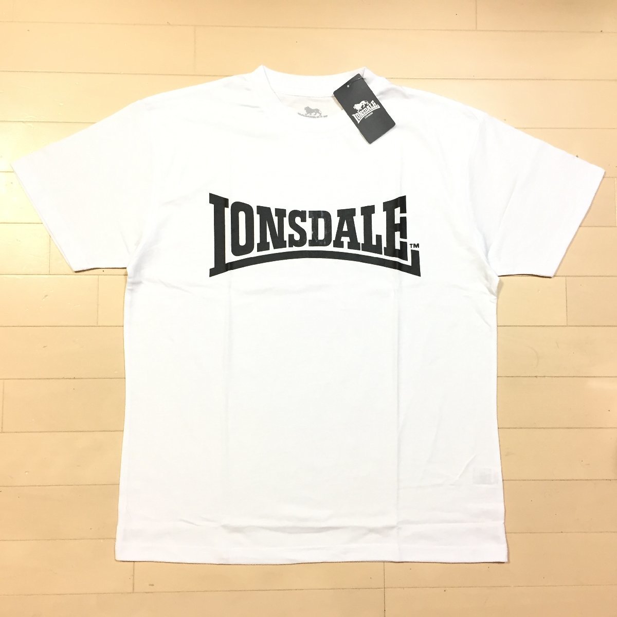 新品正規 XL LONSDALE ロンズデール ロゴプリント Ｔシャツ ポリコットン 吸水 軽量 快適 タウンユース ストリート スポーツ ユニセックス_画像1