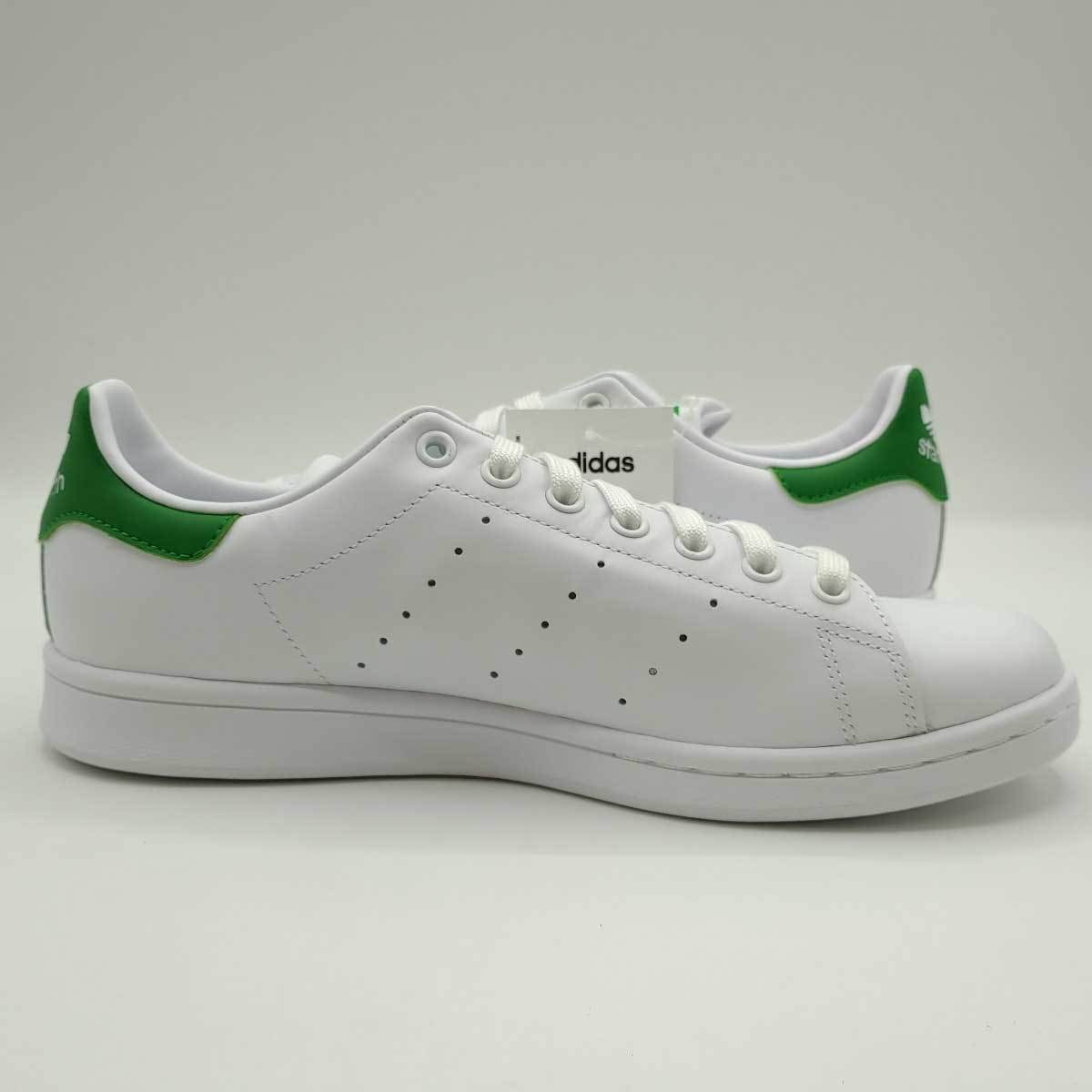 [ used ] Adidas Stansmith sneakers STAN SMITH leather 26.5cm white x green M20324 men's ADIDAS 2019 year made 