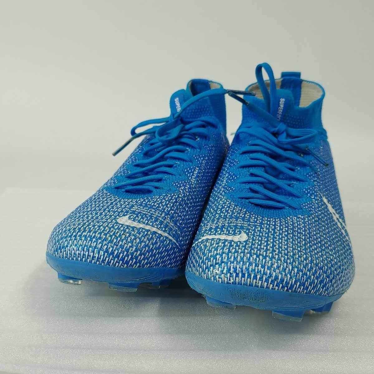 【中古】ナイキ サッカースパイク MERCURIAL マーキュリアル スーパーフライ 7 エリート SUPERFLY 7 ELITE FG 23.5cm キッズ NIKE ジュニア_画像2