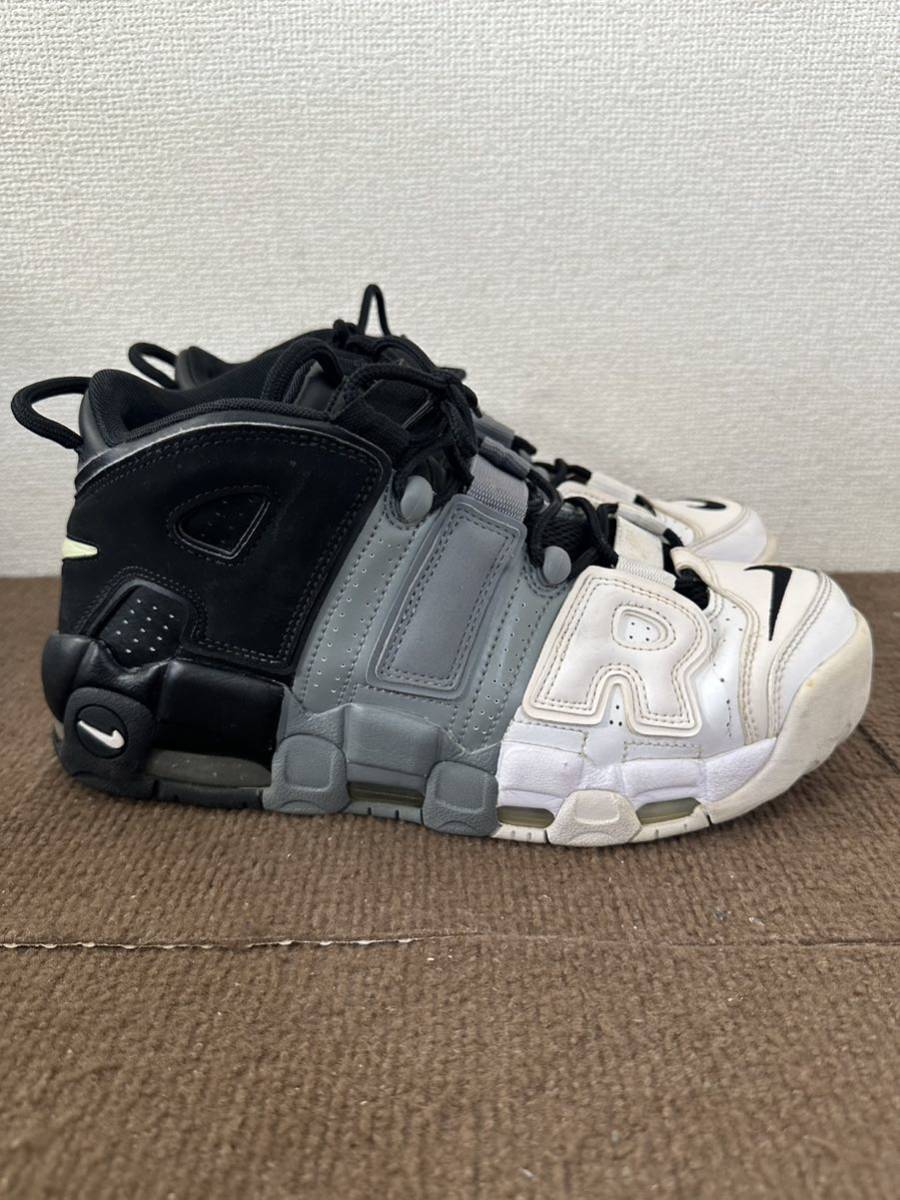 中古品】ナイキ エアモアアップテンポ モアテン トリコロール 26.5cm