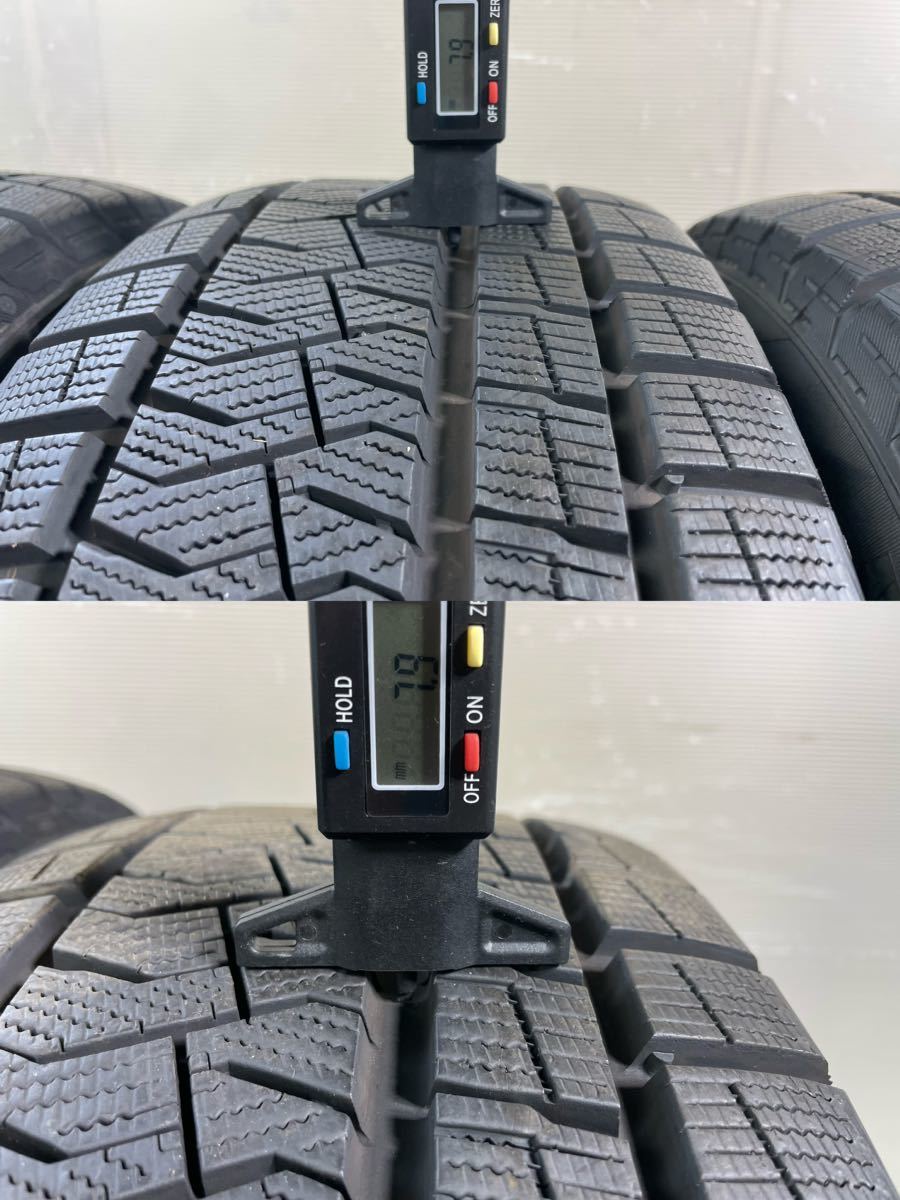 NIRVANA 17インチ　7J +55 5穴/114.3 PIRELLI ICE ASIMMETRICO 215/55R17 94Q 2019年　4本セット　オデッセイ ヴェゼル ステップワゴン_画像9