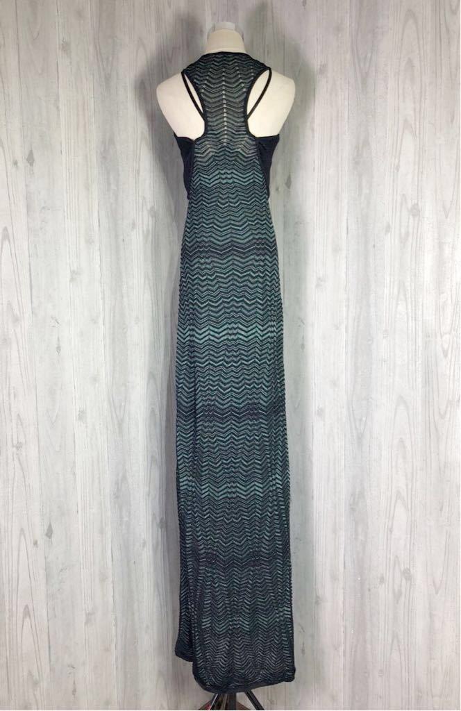 G) 高級美品 MISSONI ミッソーニ レディース グリーン ブラック ラメ