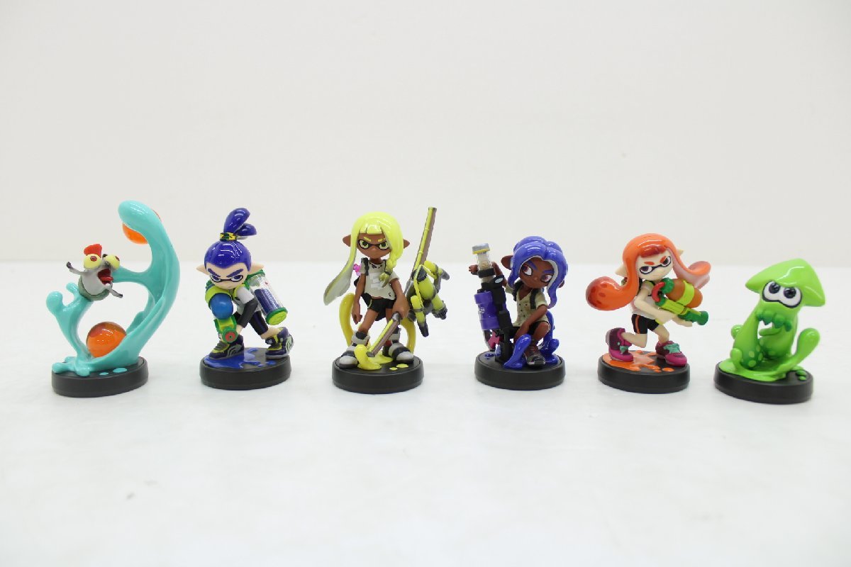 24JD○amiibo アミーボ スプラトゥーン 6体セット インクリング オクト