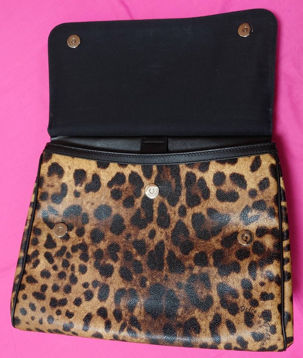 DOLCE&GABBANAレオパードSICILYヒョウ柄シシリーバッグドルチェ DOLCE&GABBANAレオパードSICILYヒョウ柄シシリーバッグドルチェ