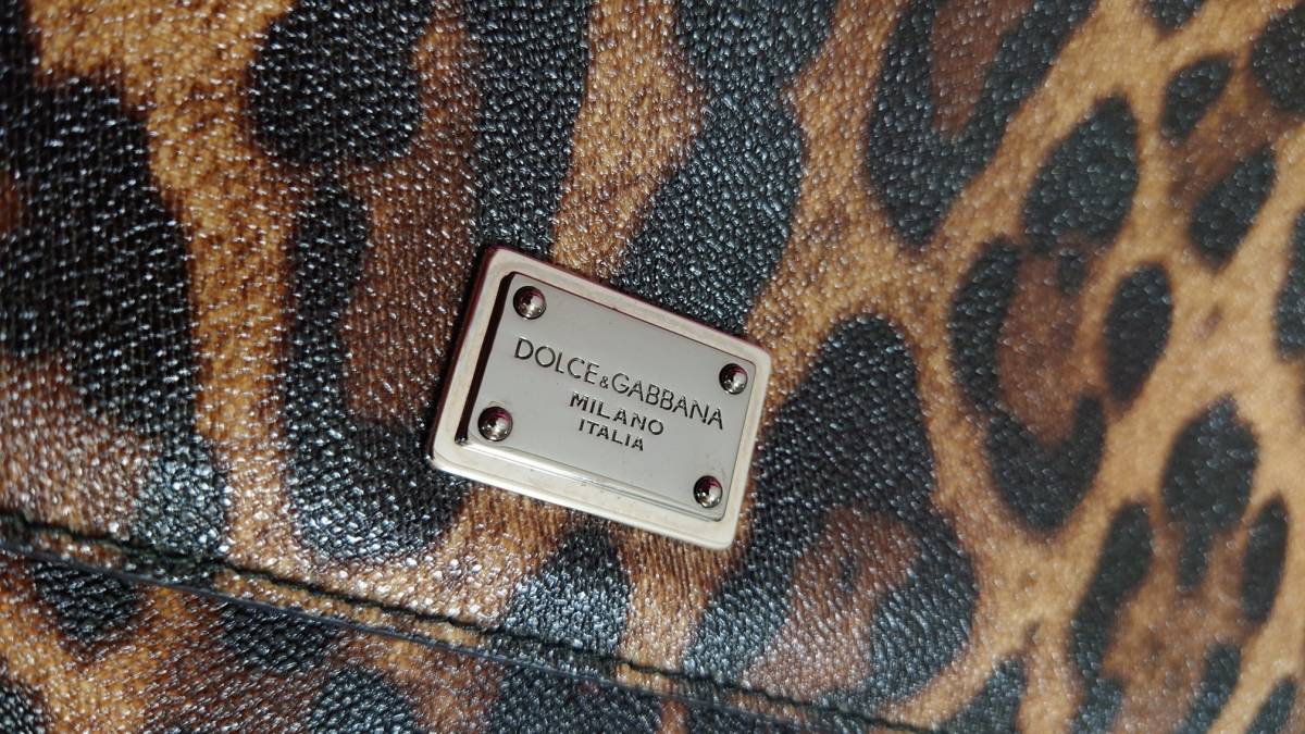 DOLCE&GABBANAレオパードSICILYヒョウ柄シシリーバッグドルチェ DOLCE&GABBANAレオパードSICILYヒョウ柄シシリーバッグドルチェ