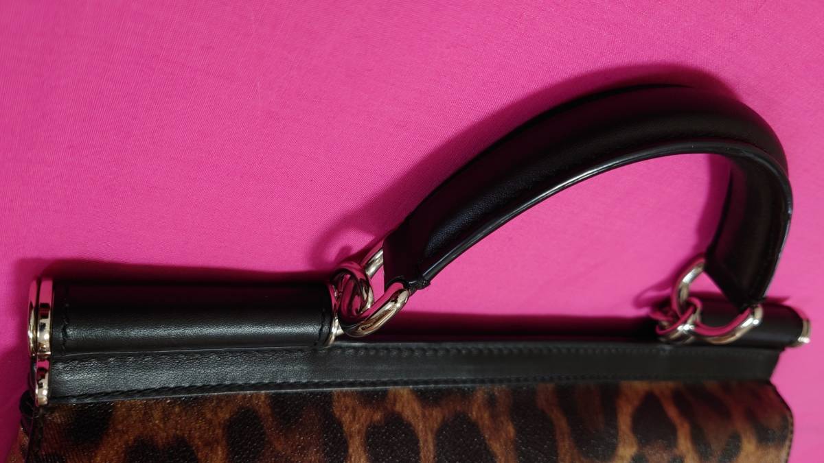 DOLCE&GABBANAレオパードSICILYヒョウ柄シシリーバッグドルチェ DOLCE&GABBANAレオパードSICILYヒョウ柄シシリーバッグドルチェ