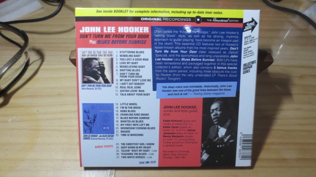 John Lee Hooker Don't Turn Me From Your Door/Blues Before Sunrise CD2023.9月新品購入 ジョンリー・フッカー_画像5