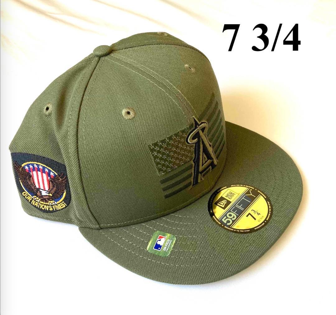 7 3/4 大谷翔平 キャップ NEW ERA 59FIFTY 2023 軍隊記念モデル エンゼルス NEW ERA公式キャップ（帽子）ニューエラ