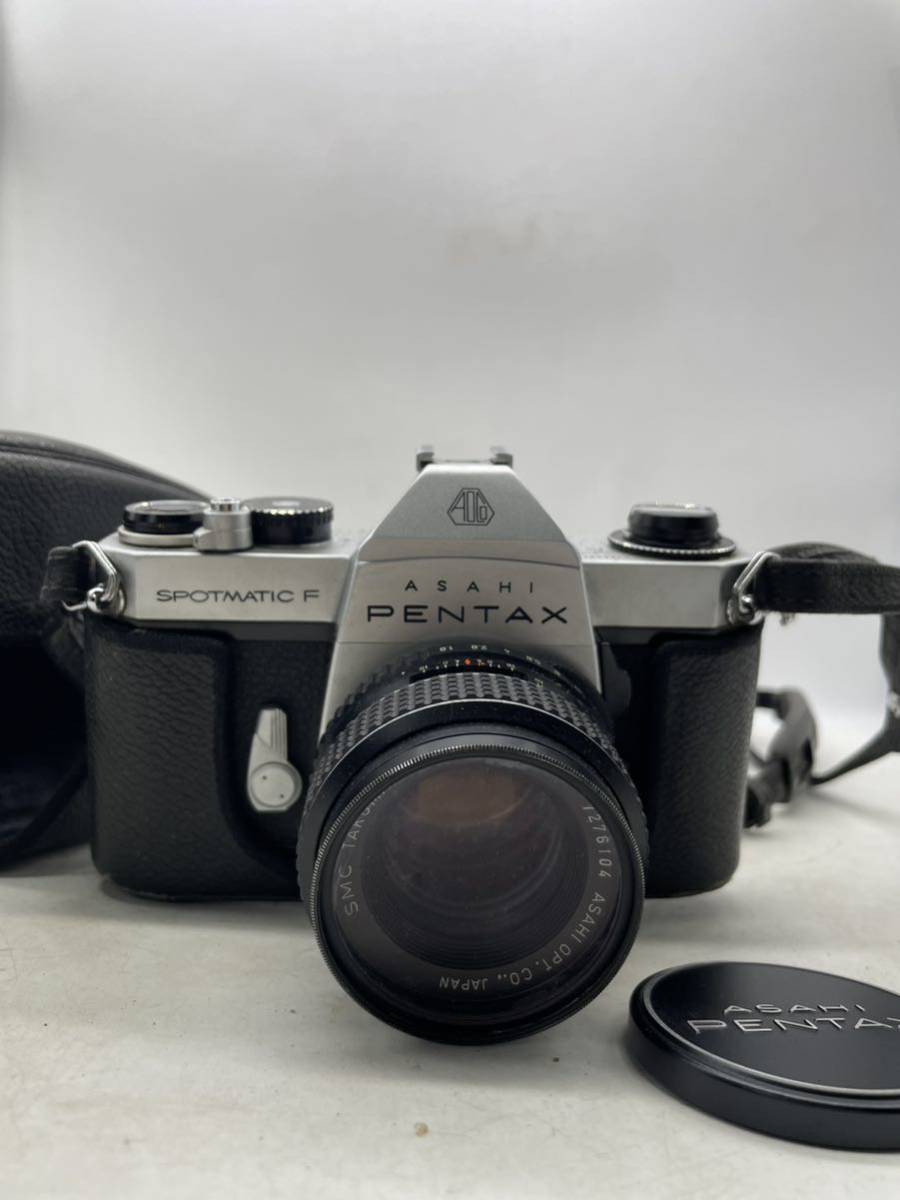ASAHI PENTAX ペンタックス フィルムカメラ spotmaticf レンズ付き ケース付き カメラ マニア レトロカメラ 当時物 現状品 001_画像4