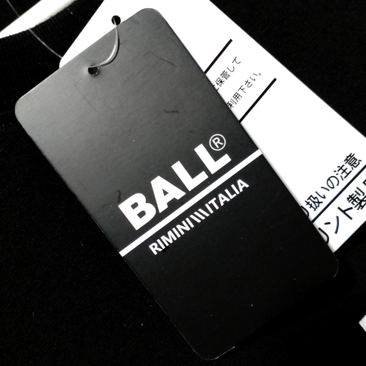 特価/未使用【サイズ=L】BALL/ボール/メンズ/半袖/Tシャツ/胸囲=96~104cm/black_画像5