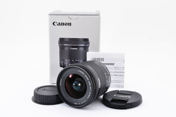 新着商品 #f63☆極上美品☆ Canon キヤノン EF-S 10-18mm F4.5-5.6 IS
