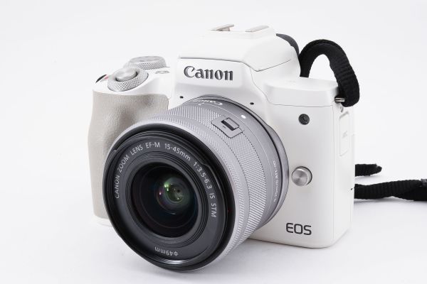 #f57★美品★ Canon キャノン EOS Kiss M2 EF-M 15-45mm_画像3