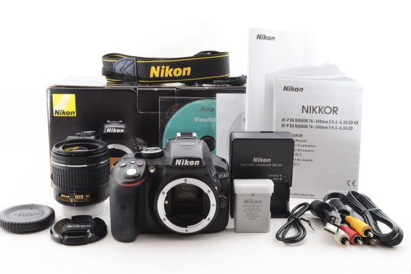 大人気の Nikon #f299☆実用品☆ ニコン VR 18-55mm D5300 ニコン