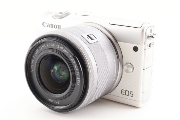 #f383★実用品★ キヤノン Canon EOS M100 15-45mm レンズセット_画像2