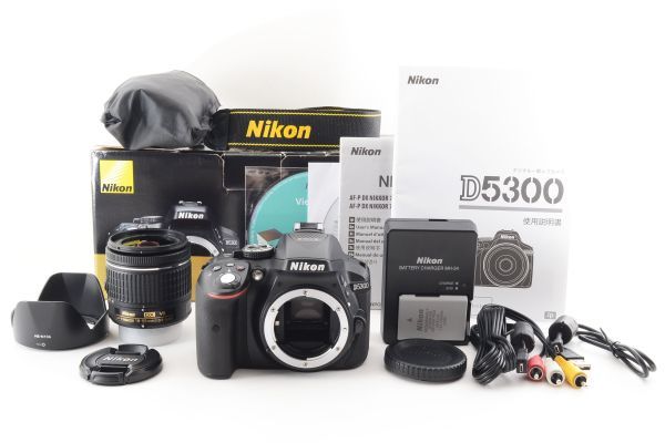 #f455★極上美品★ Nikon ニコン D5300 AF-P 18-55mm VR シャッター数4000枚以下