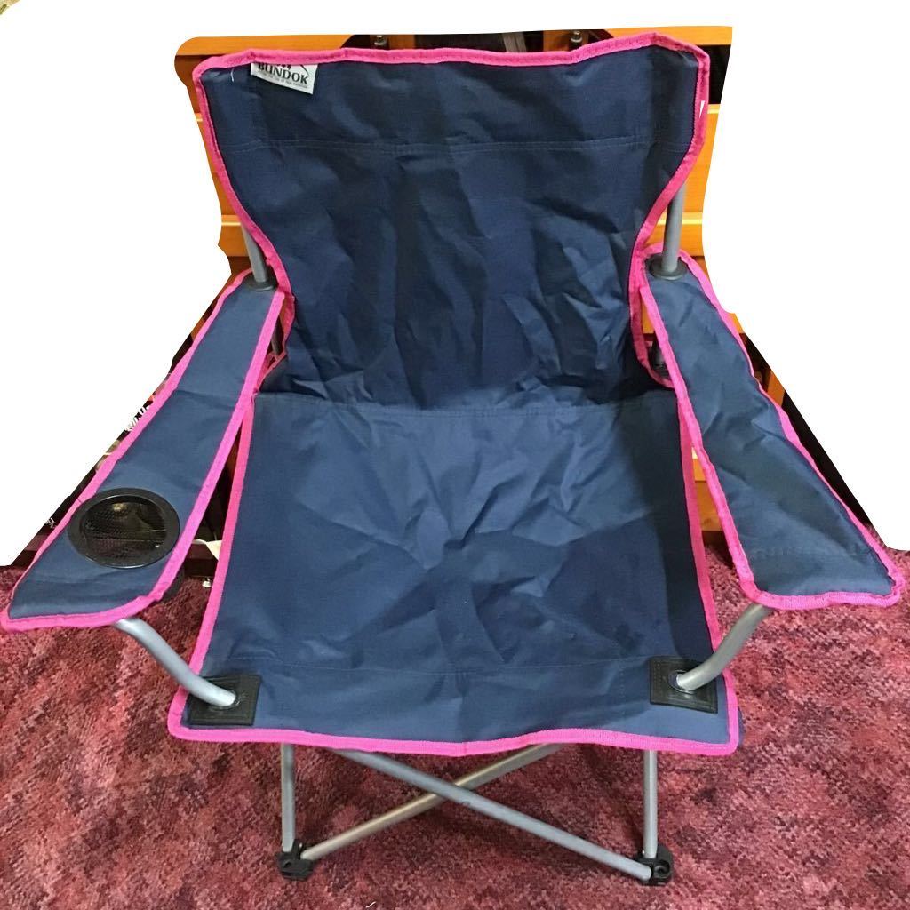宝【同梱可】1スタ ラウンジチェア BUNDOK BD-187 折りたたみチェア 椅子 アウトドア キャンプ 運動会 コンパクト 70×50×78cm （使用時）_画像1
