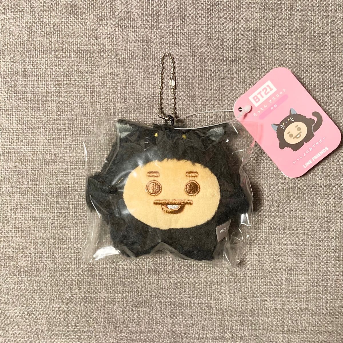 BT21 SHOOKY たっとん マスコット キャット クロ BABY Little Friends ぬいぐるみ