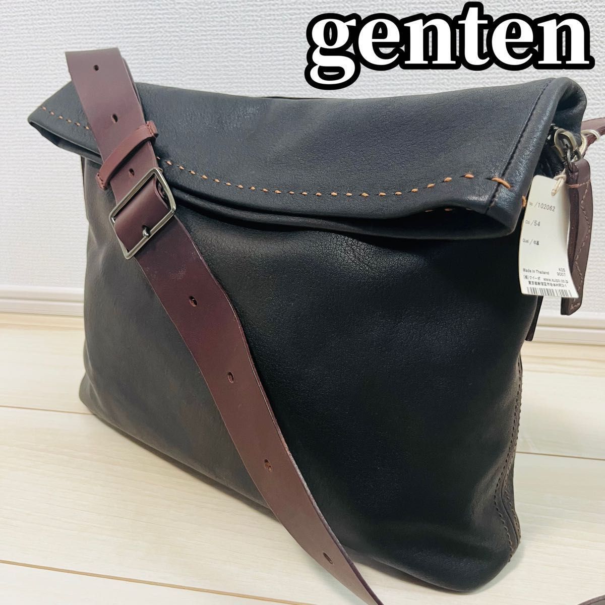 未使用】dan genten ゲンテン ショルダーバッグ ビジネス A4 メンズ