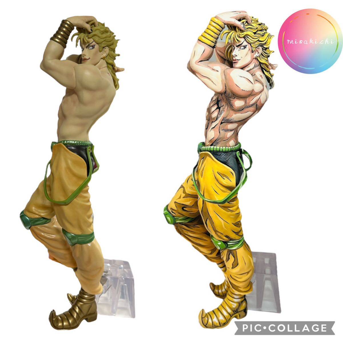 ジョジョ Mometia リペイント 2体セット 一番くじ ジョジョの奇妙な冒険 EVIL PARTY DIO リペイント